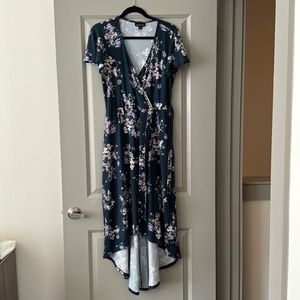 Fortune and Ivy High Low Floral dress. Size L.